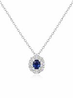 Collana Moraglione Donna in Oro Zaffiro ZOZ34-04